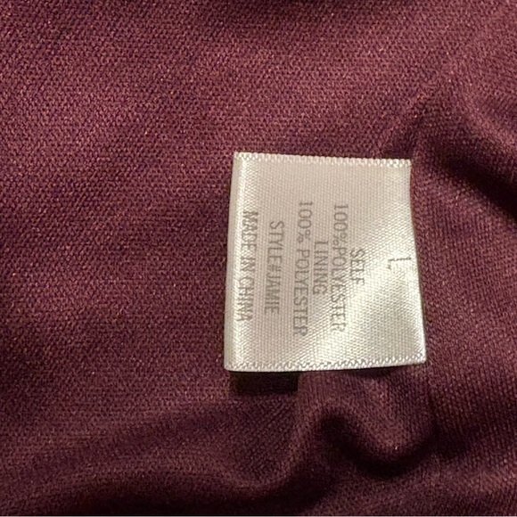 Miami Mini Wrap Dress in a Wine Red Floral Print - Picture 7 of 8